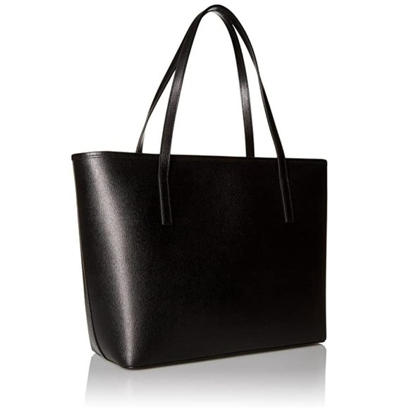 NWT Ted Baker London Leather Shopper Shoulder Tote Bag w/ Clutch Black Floral - Picture 3 of 9